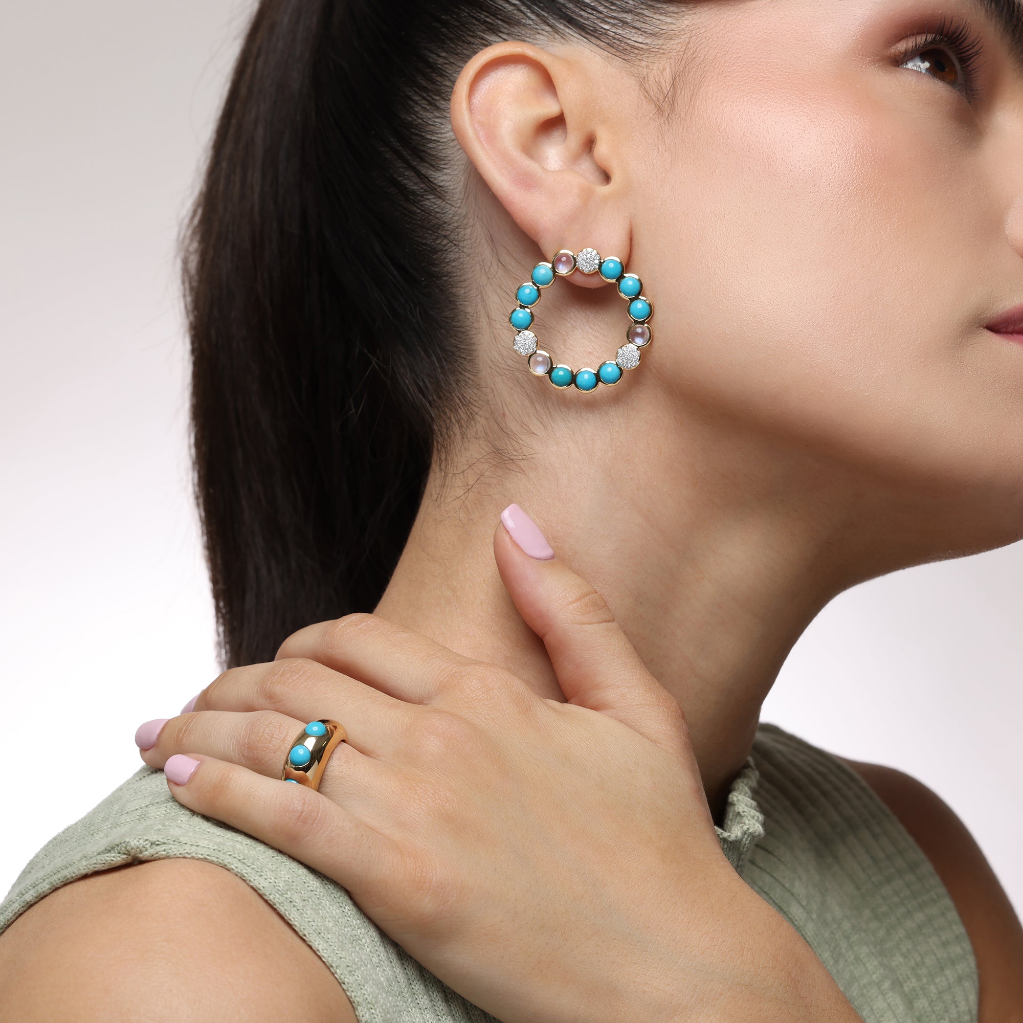 Lab created gemstone jewelry sales