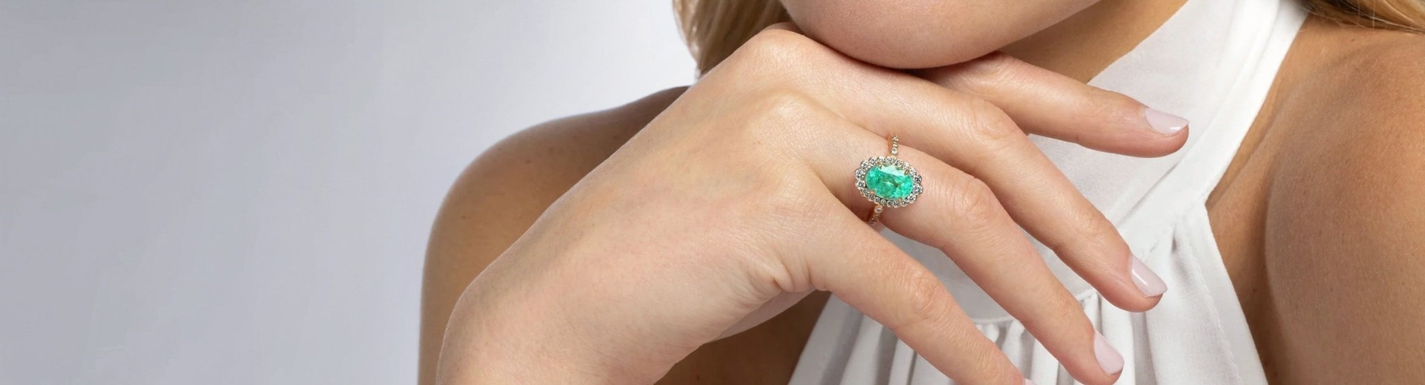 アクセサリー Adlin Hue Paraiba Tourmaline Ring Adlin Hue Paraiba Tourmaline Ring 1693 Fluorite | One of a Kind