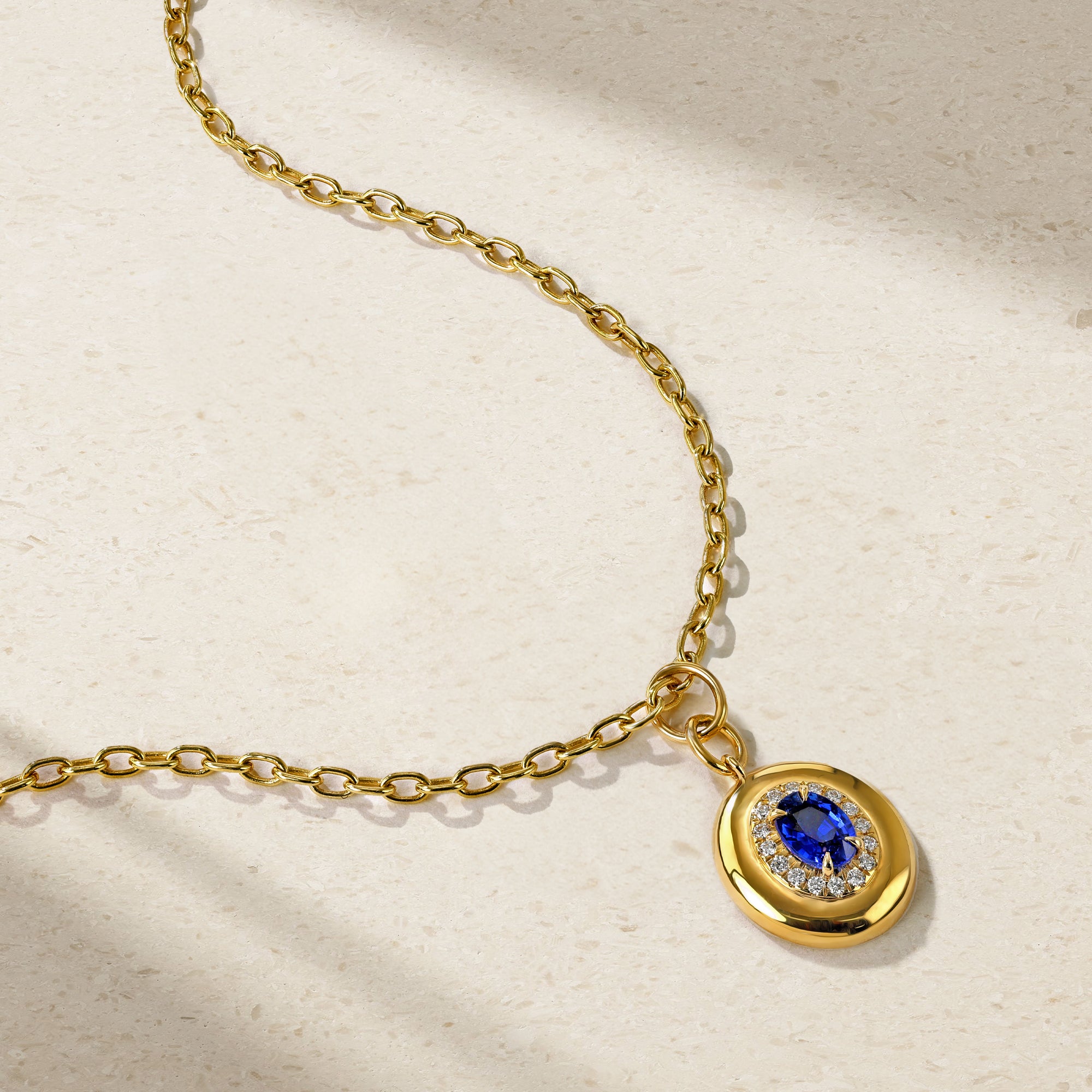 Heirloomed Oval Sapphire Pendant – Mark Henry Jewelry