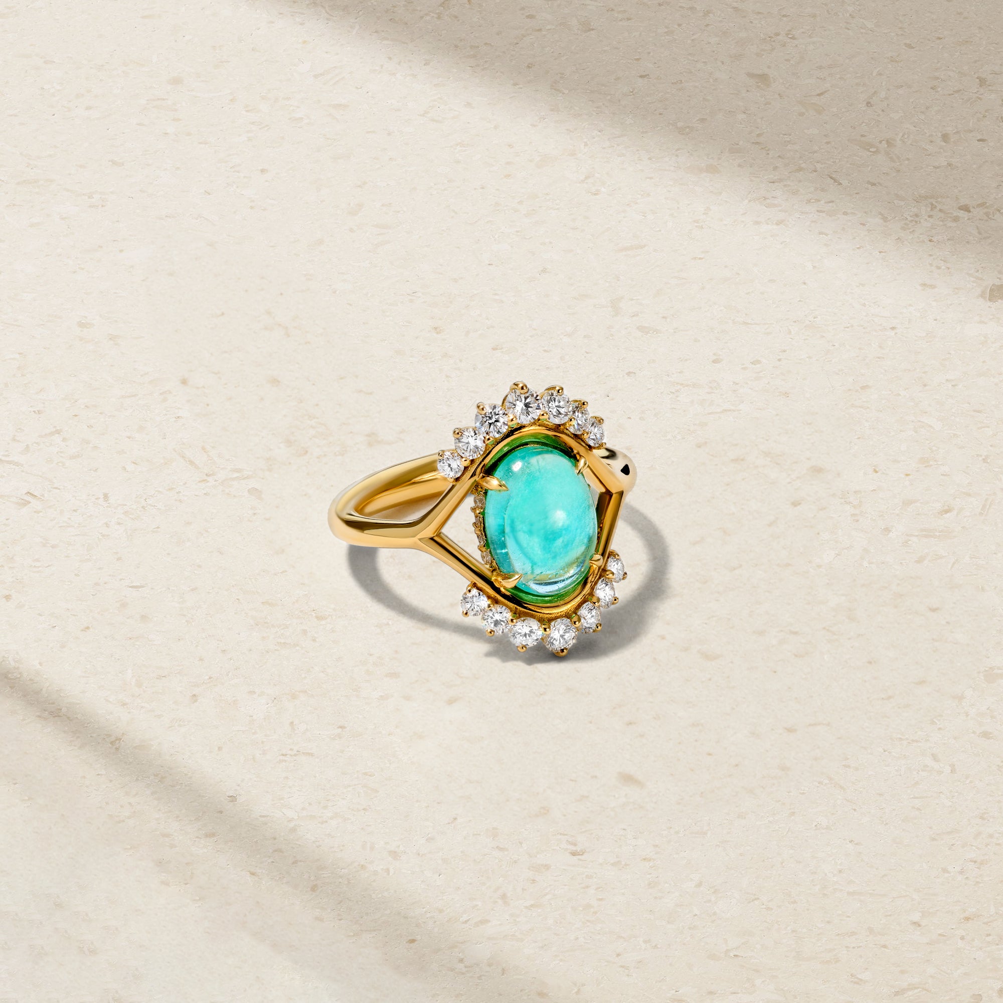 Beholder Paraiba and Diamond Ring – Mark Henry Jewelry