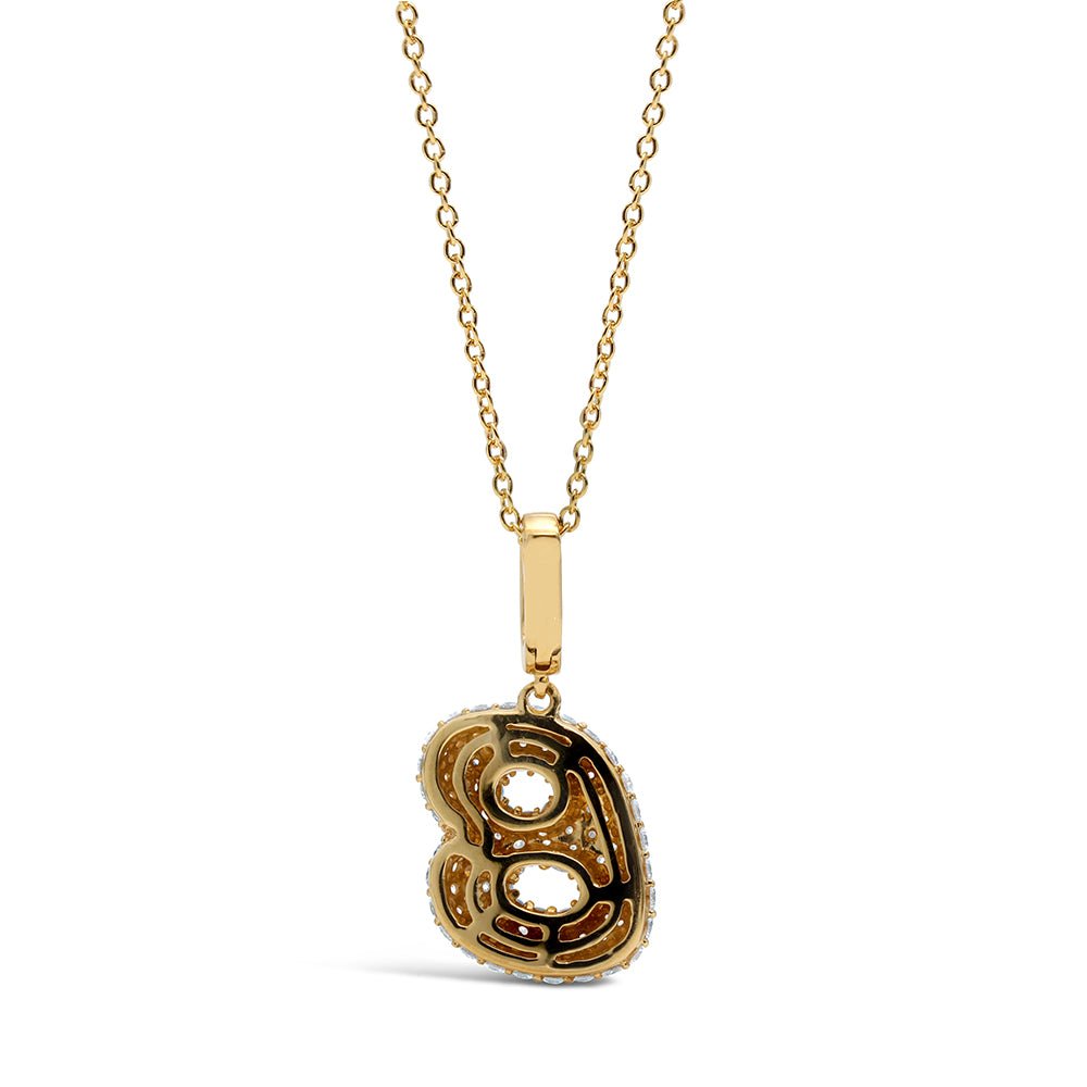 B in a heart jewelry mark online