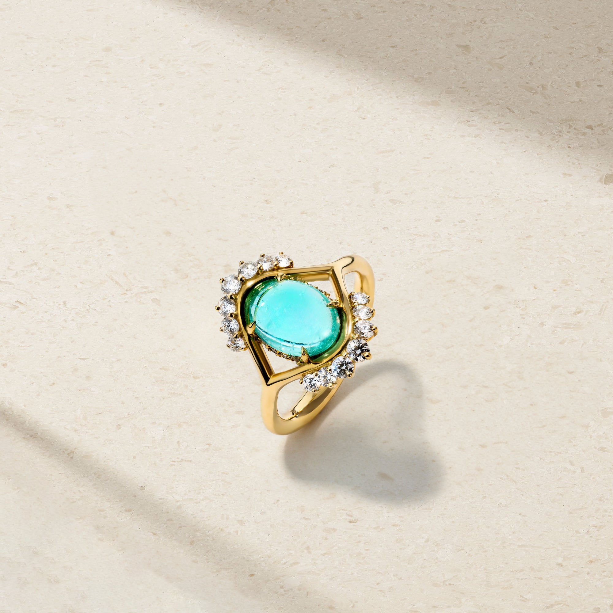 Beholder Paraiba and Diamond Ring – Mark Henry Jewelry
