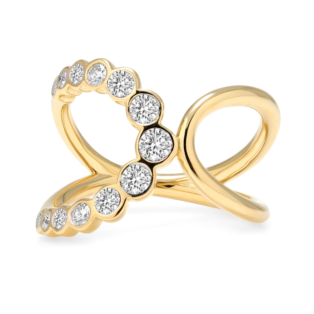 Bubbly Elegance Diamond Ring