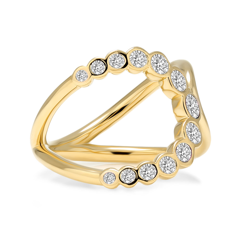 Bubbly Elegance Diamond Ring