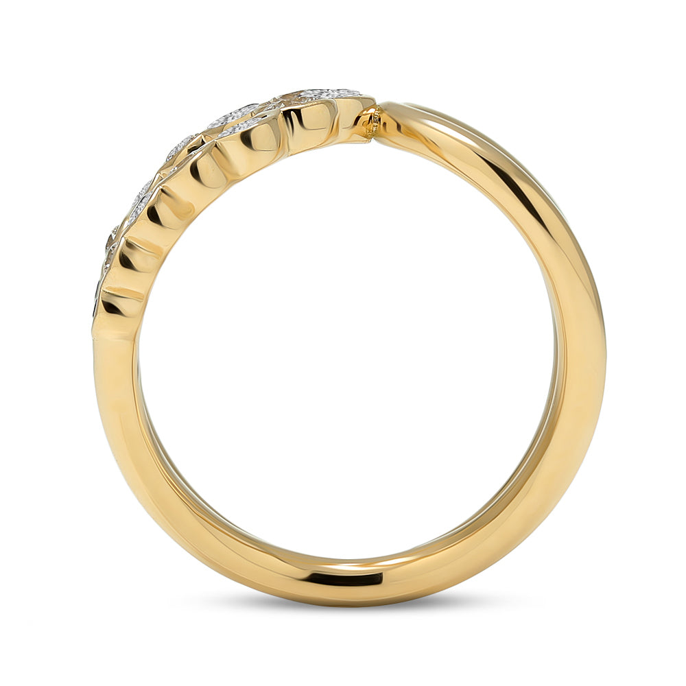 Bubbly Elegance Diamond Ring