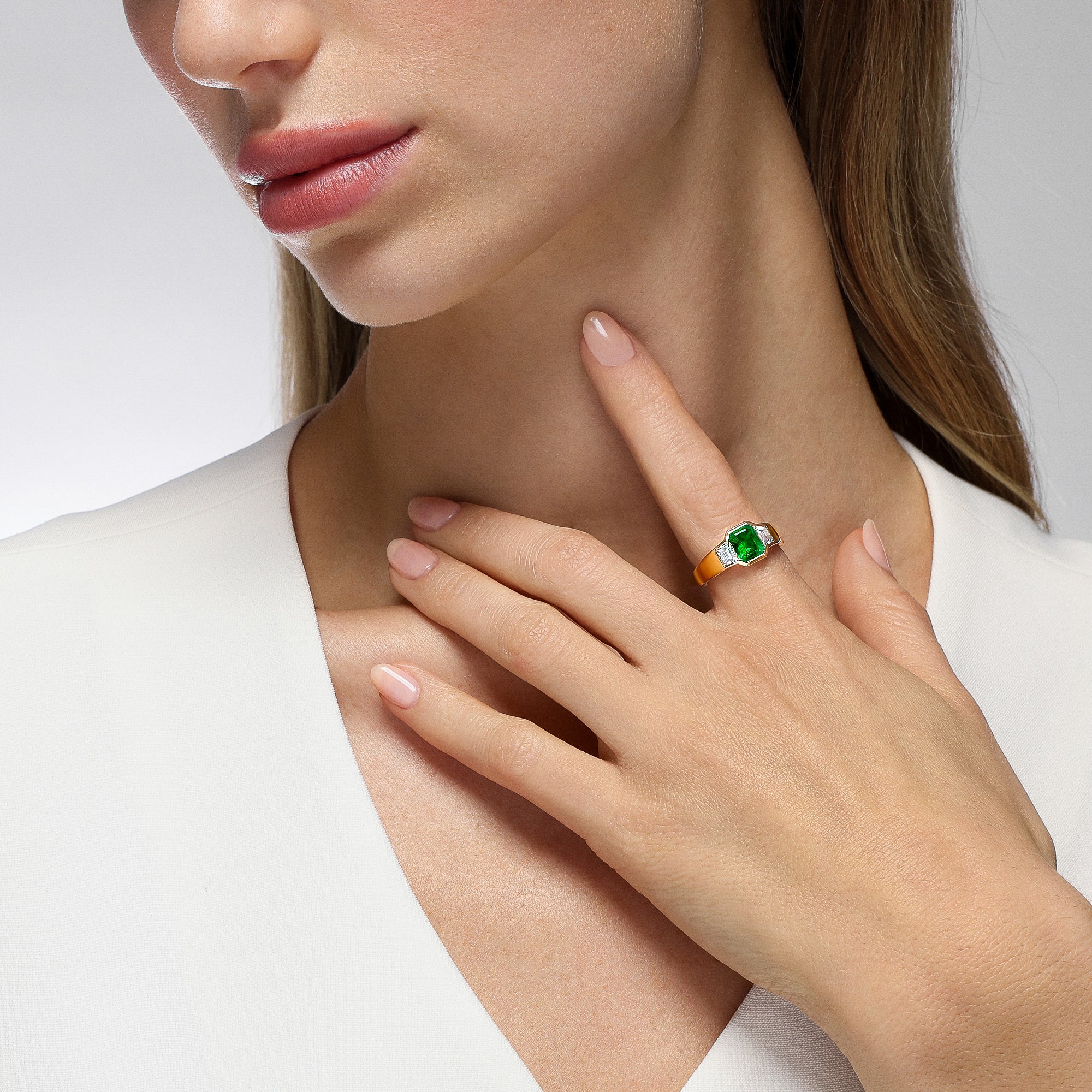 Chunky emerald ring 2025