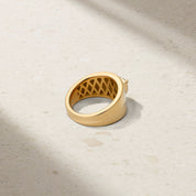 Heirloomed Pear Alexandrite Cigar Band