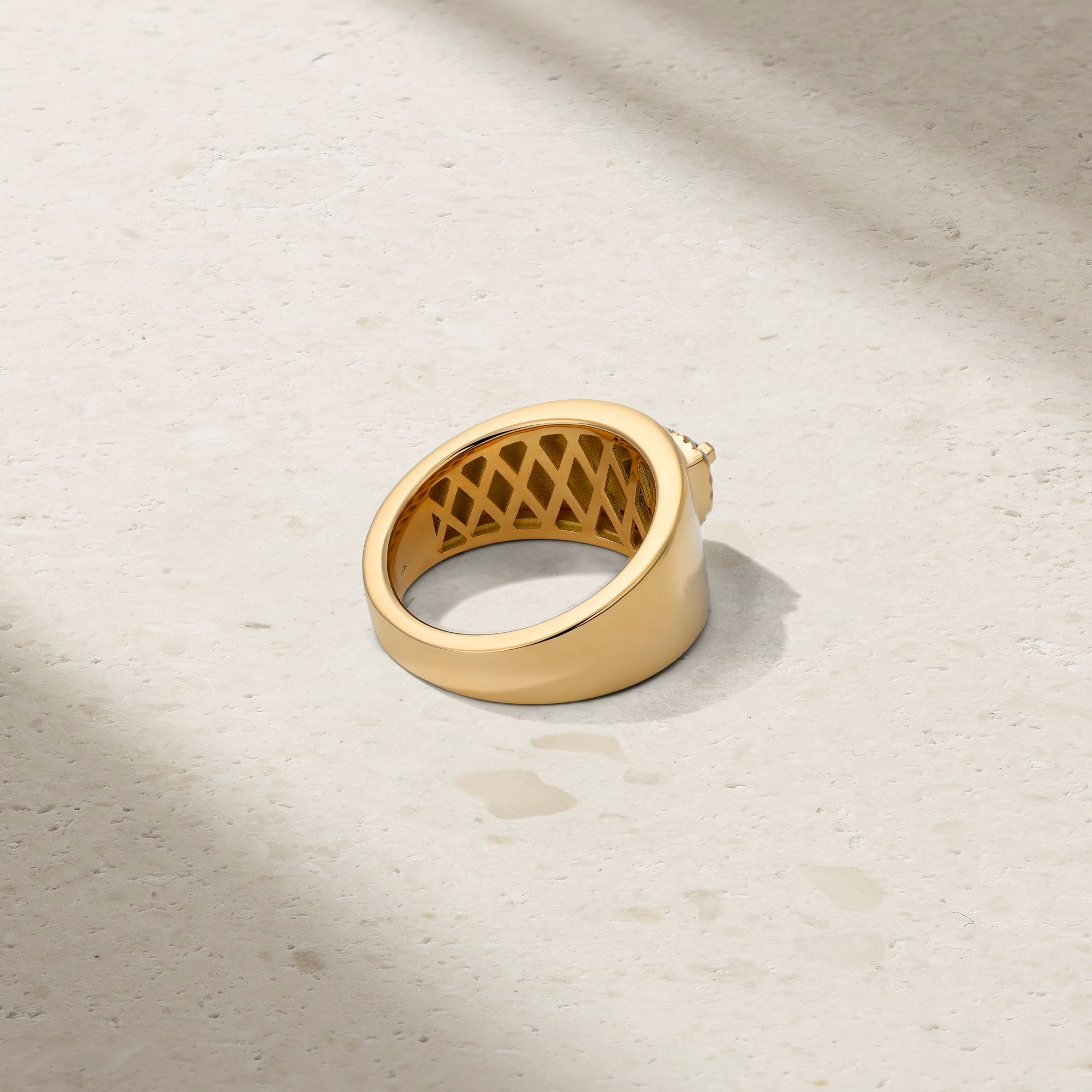 Heirloomed Pear Alexandrite Cigar Band