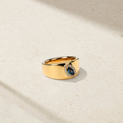 Heirloomed Marquise Alexandrite Cigar Band