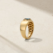 Heirloomed Marquise Alexandrite Cigar Band