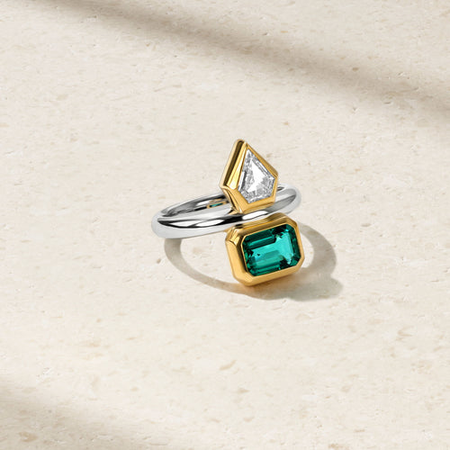 18kt Yellow Gold and Platinum