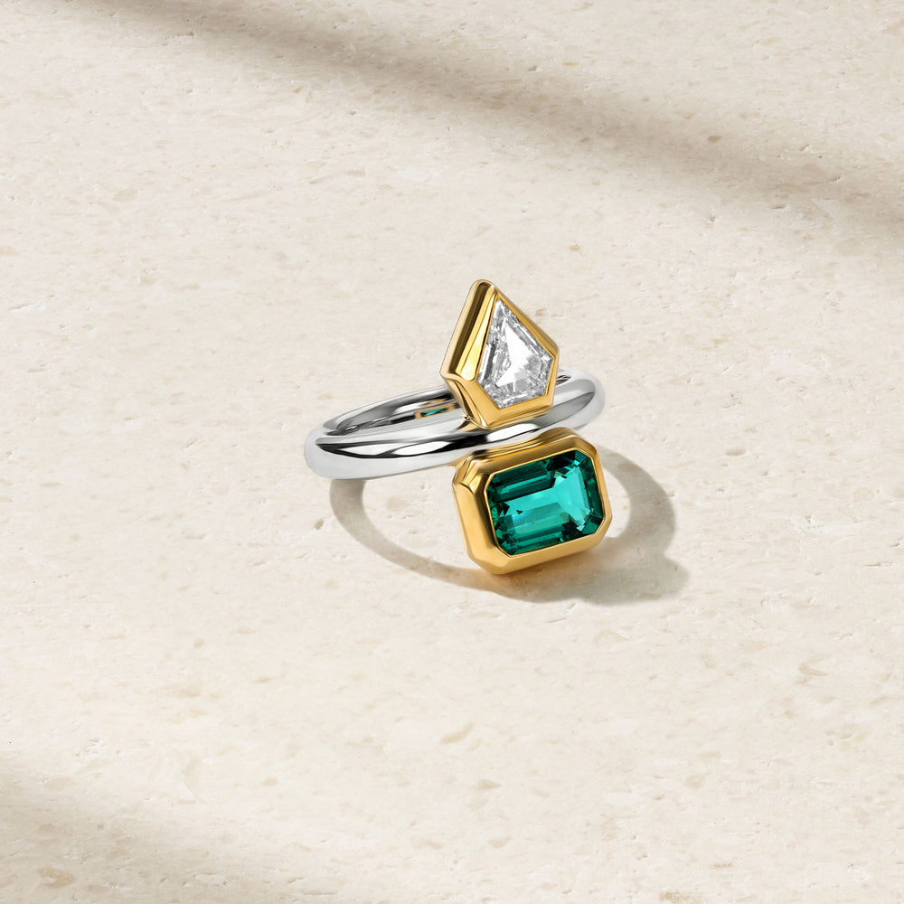 18kt Yellow Gold and Platinum