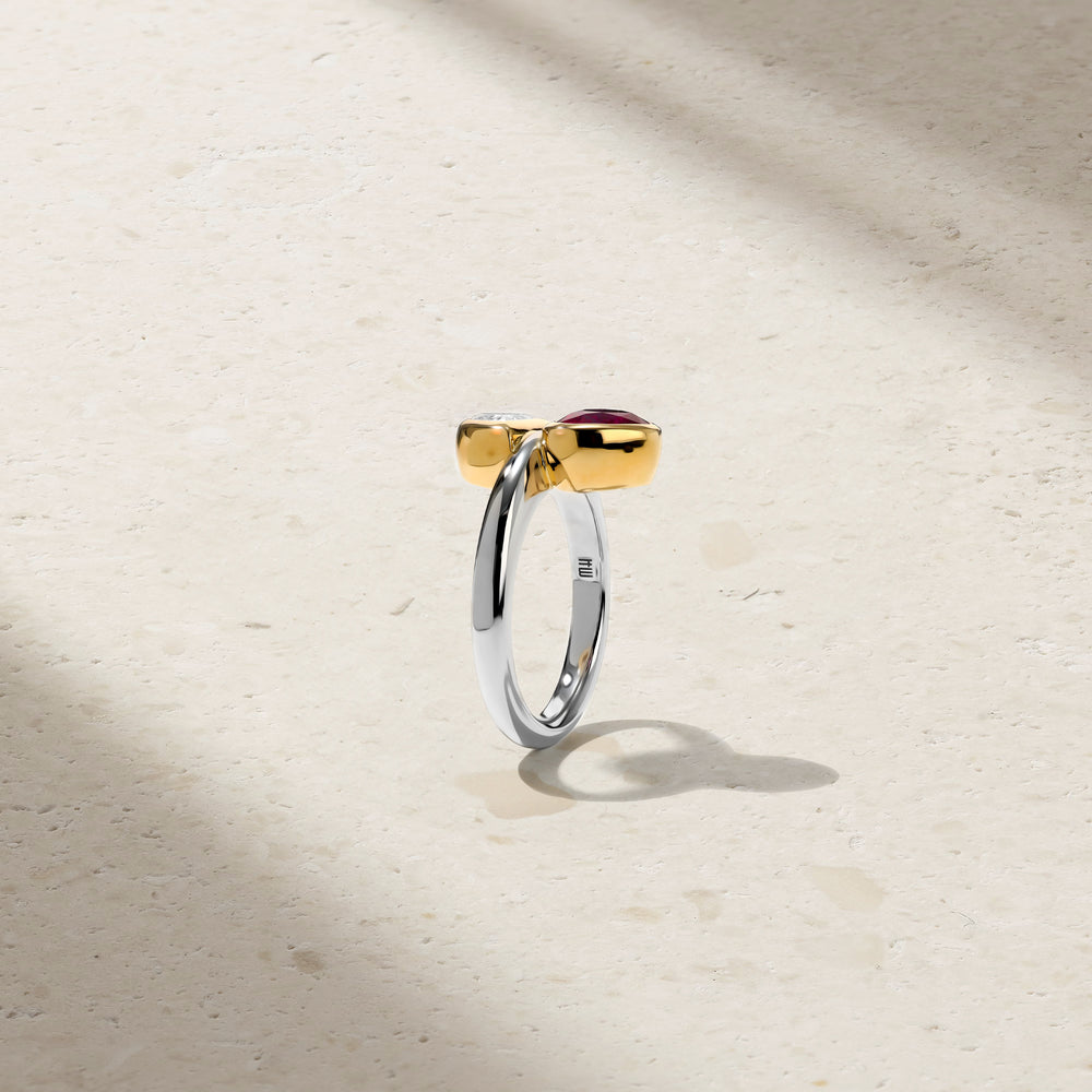 18kt Yellow Gold and Platinum