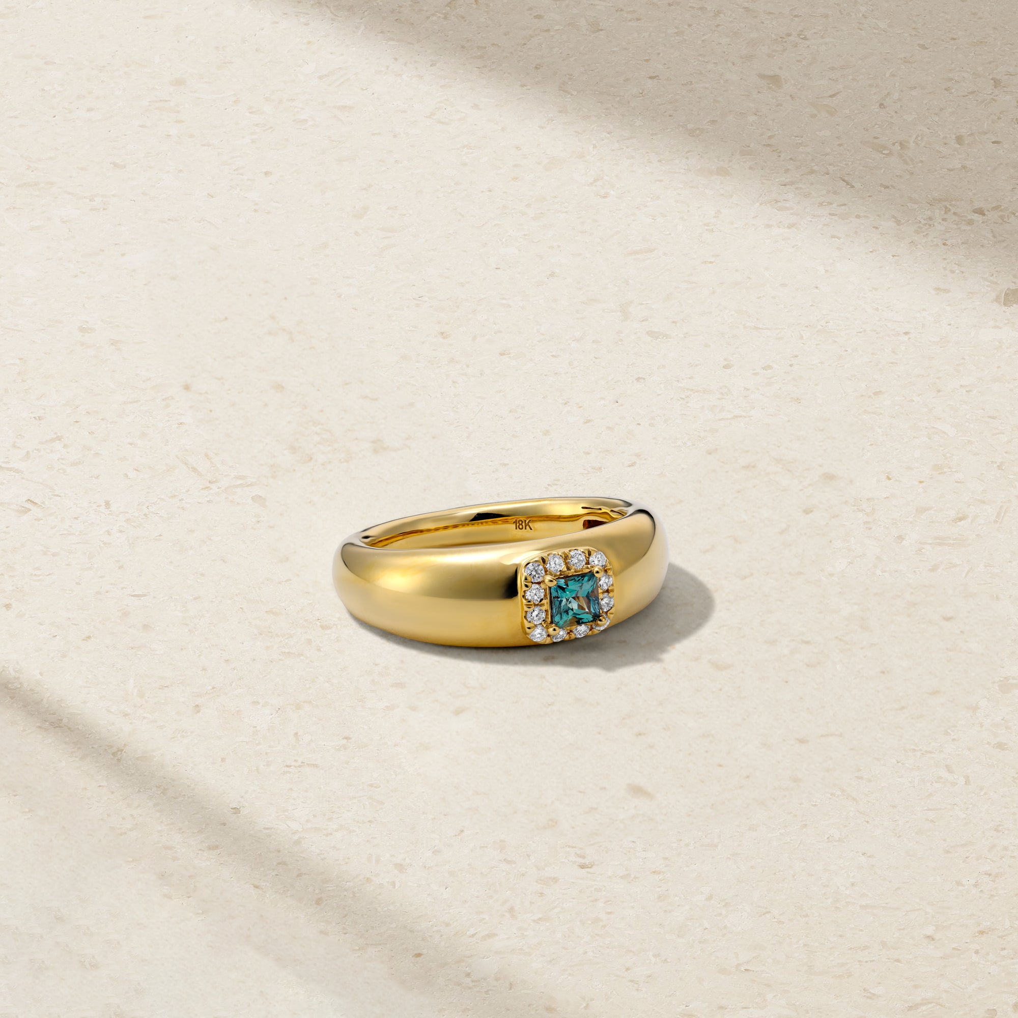 Heirloomed Princess Alexandrite Cigar Band