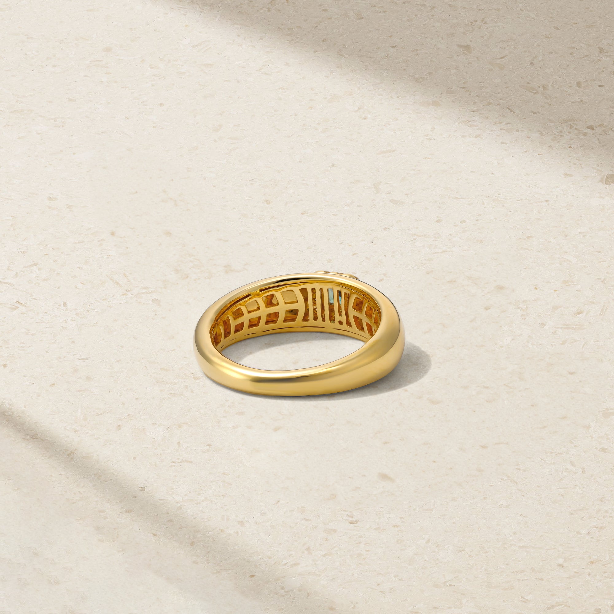 Heirloomed Princess Alexandrite Cigar Band