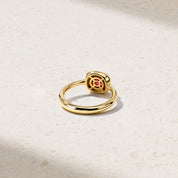 Aurum Cushion Red Spinel Ring