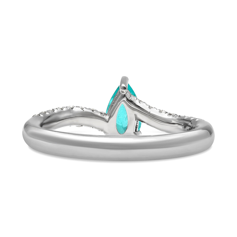 Serpentine Brazilian Paraiba Ring